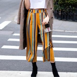 Zara TRF Striped Pants Size X-Small